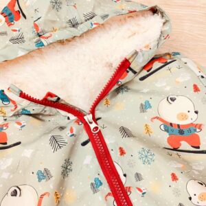 کاپشن تو خز ضد آب