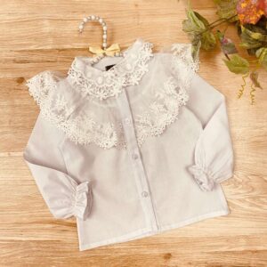 شومیز یقه گیپوری