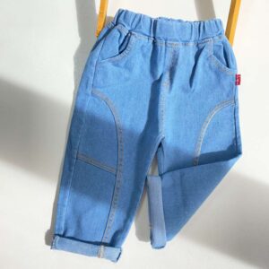 ست بلوز و کت شلوار جین وارداتی