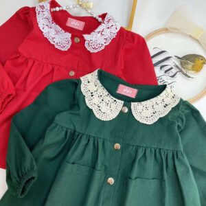 پیراهن سبز و قرمز