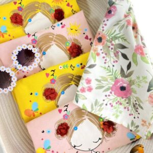 تیشرت شورتک دختر گل گلی