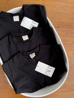 ست مینیمال مشکی ZARA