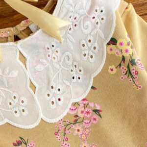 ست گلدار کرمی ZARA تُرک