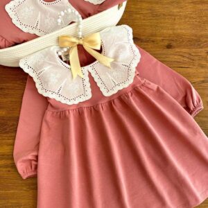 پیراهن یقه خامه دوزی Ozzykids تُرک