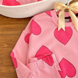 ست قلب صورتی ZARA تُرک