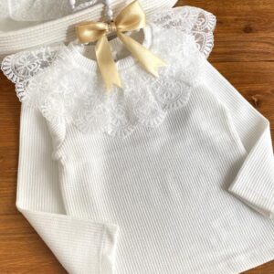 بلوز یقه گیپوری ZARA تُرک