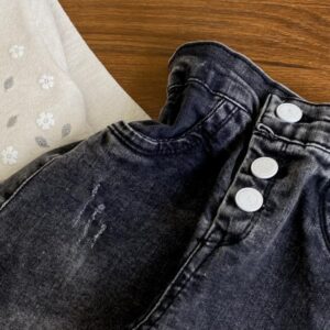 شلوار مام فیت ذغالی