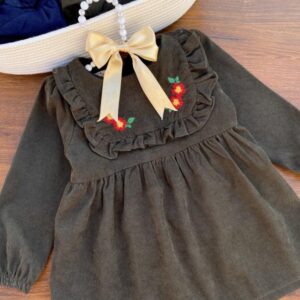 پیراهن یقه گلدوزی