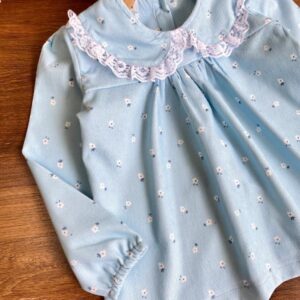 شومیز گلدار آبی(بهاره)