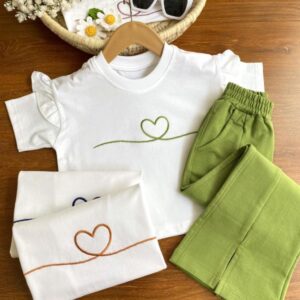 کراپ شلوار قلب