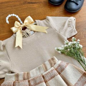 ست کراپ و دامن پاییزه