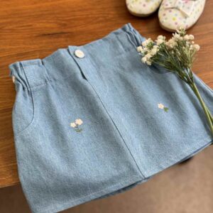 دامن جین گلدوزی