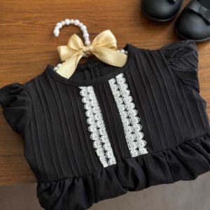 پیراهن گیپور عمودی