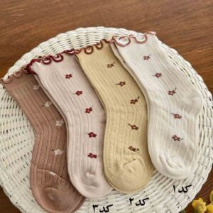 جوراب گلدار