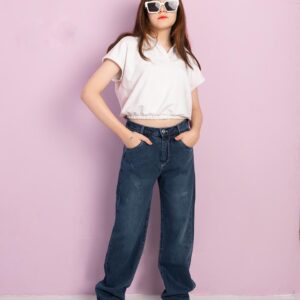 شلوار جین نیم بگ