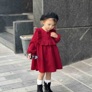 پیراهن آلبالویی