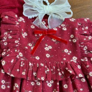 پیراهن لینن کُرکی