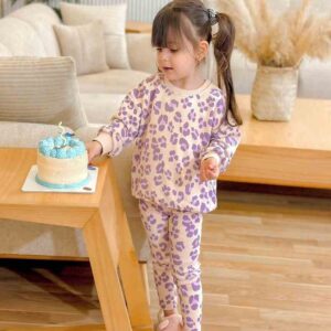 ست پلنگی بنفش ZARA