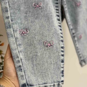 شلوار پاپیون صورتی