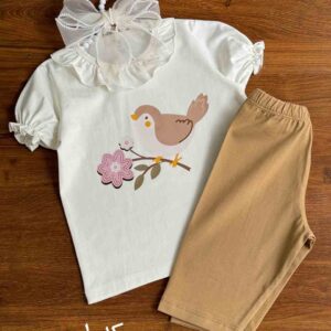 تیشرت شلوارک گنجشک