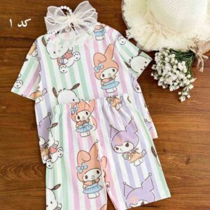 تیشرت شلوارک نخ پنبه