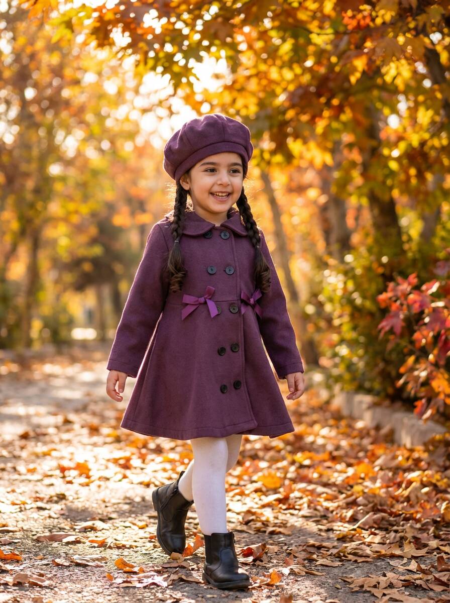 پالتو با کلاه فرانسوی - Image 7