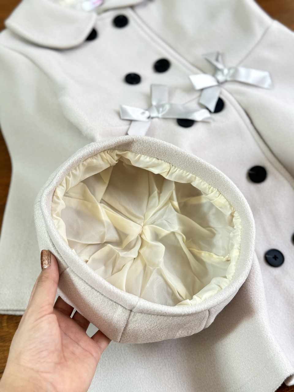 پالتو با کلاه فرانسوی - Image 6