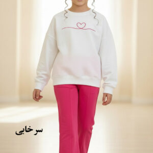 ست قلب گلدوزی