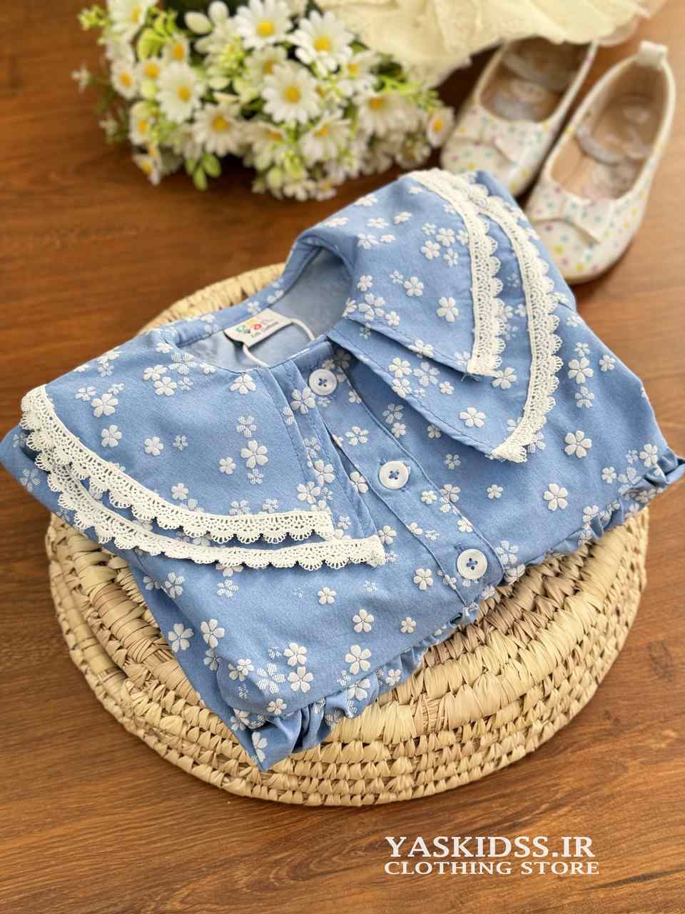 پیراهن گل برجسته