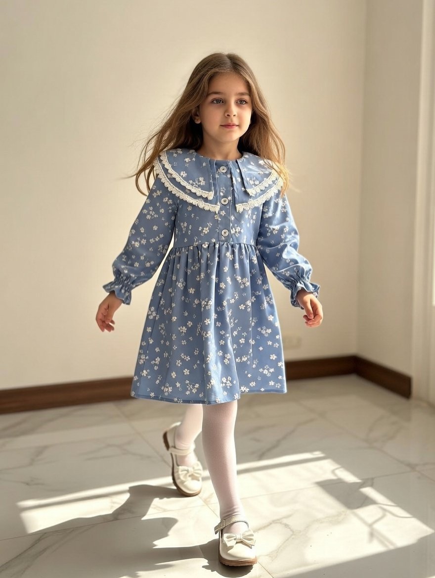 پیراهن گل برجسته - Image 2