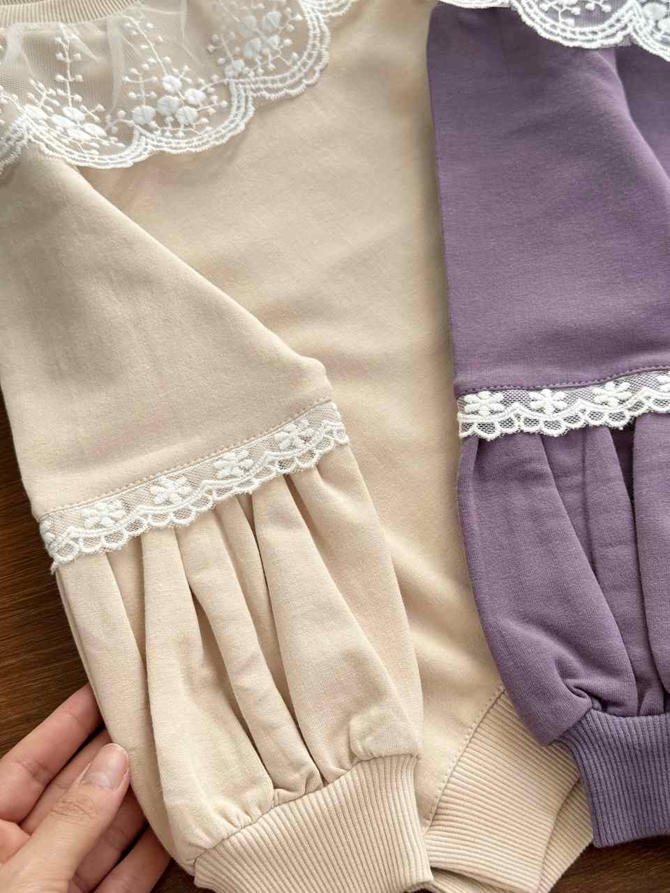 بلوز یقه گیپوری - Image 5