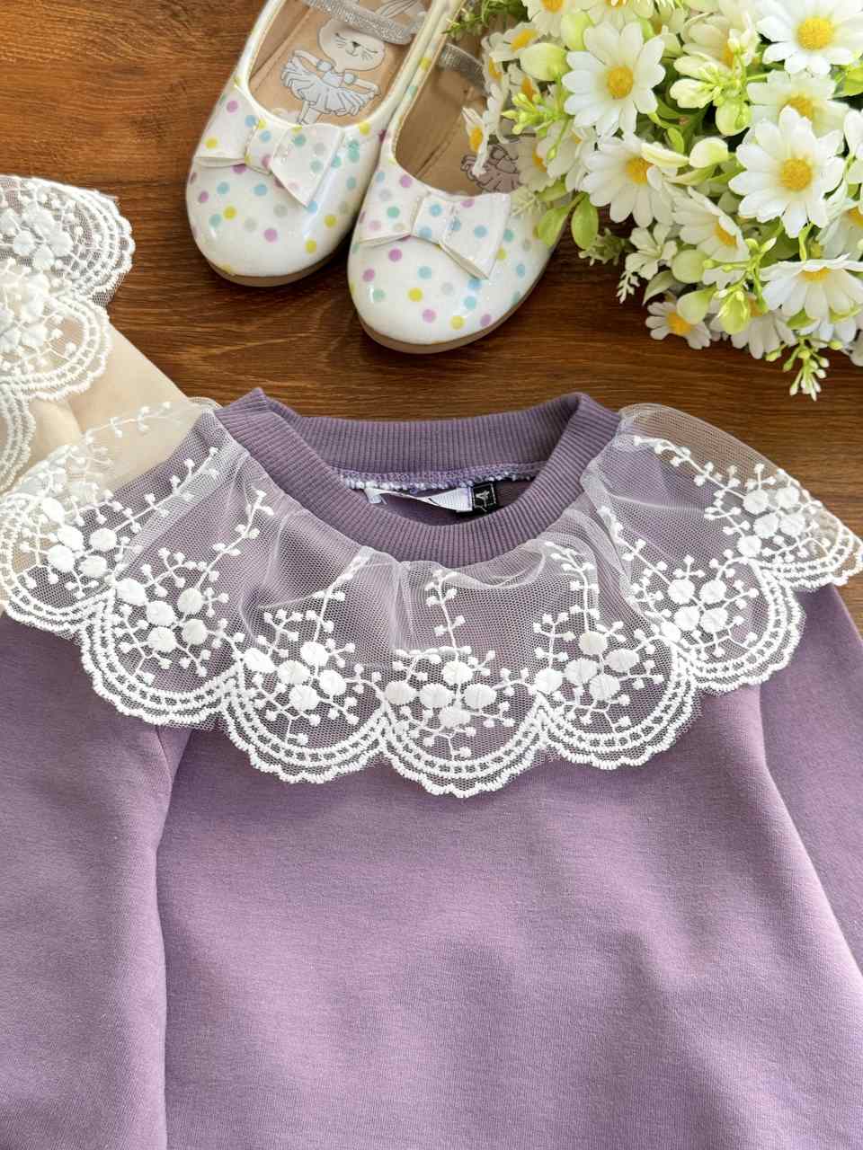 بلوز یقه گیپوری - Image 4