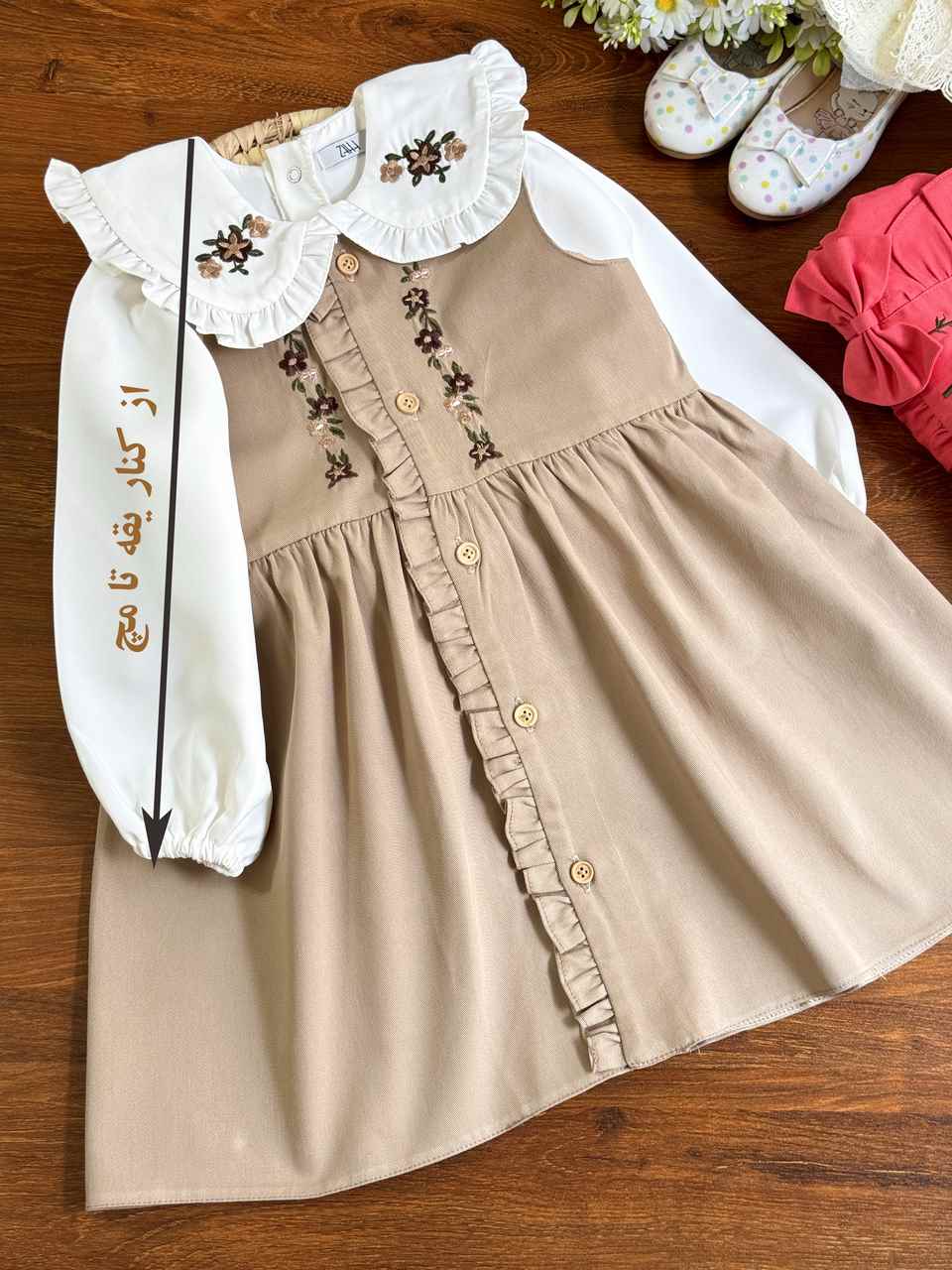 شومیز سارافون نیلا - Image 3