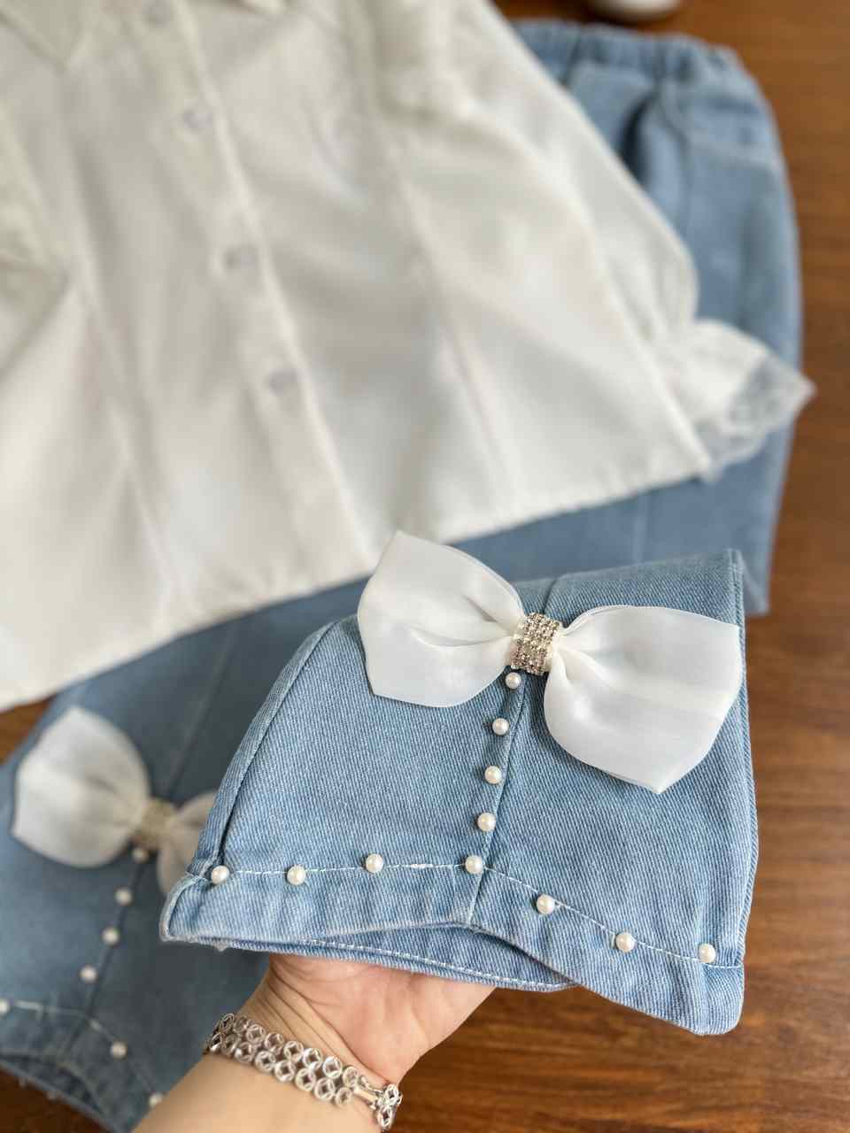 شومیز شلوار جین - Image 4