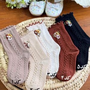 جوراب گلدار وارداتی