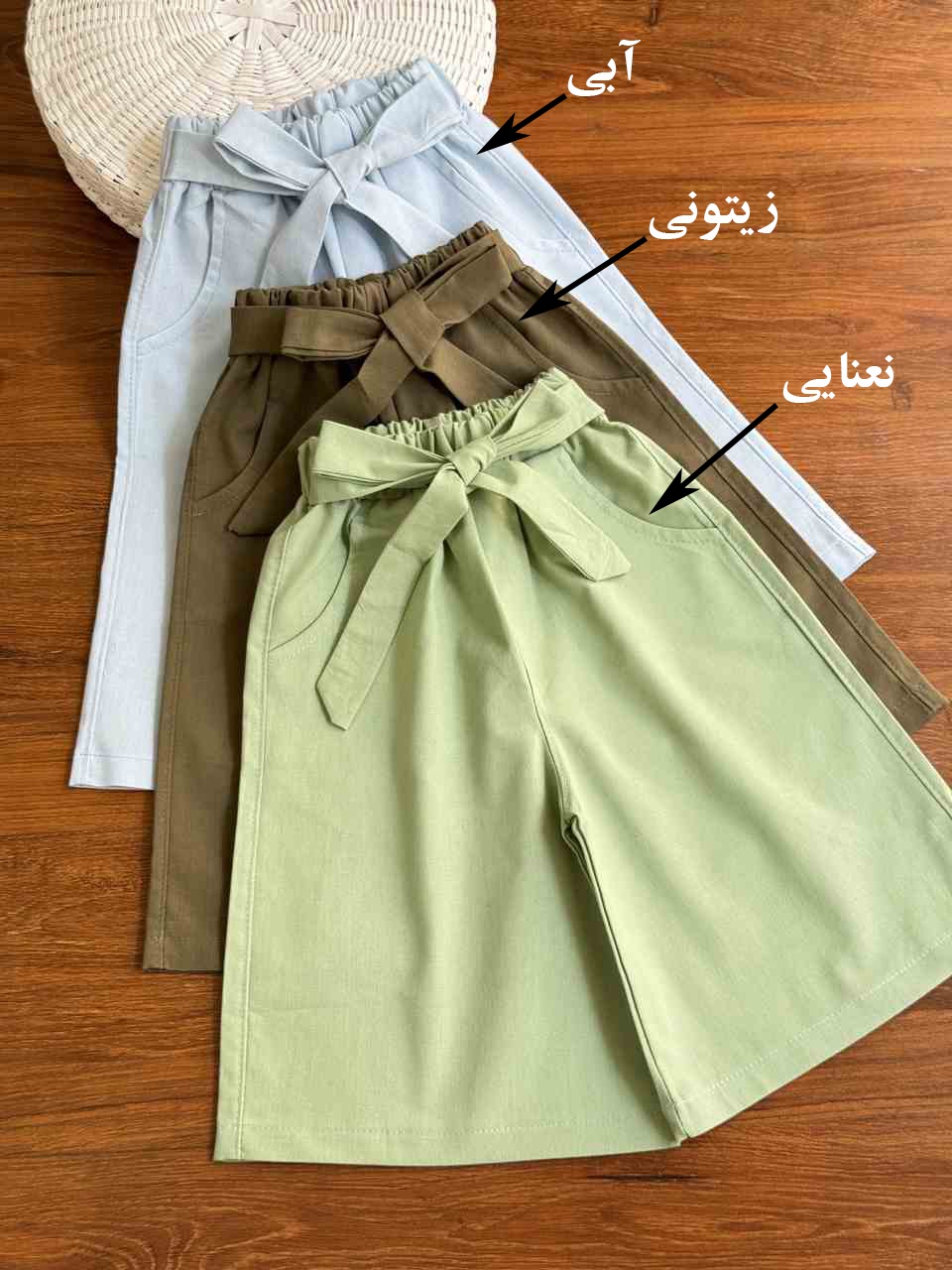 کراپ شلوارک نانسی - Image 3