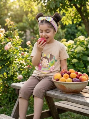 تیشرت شلوارک میوه ای