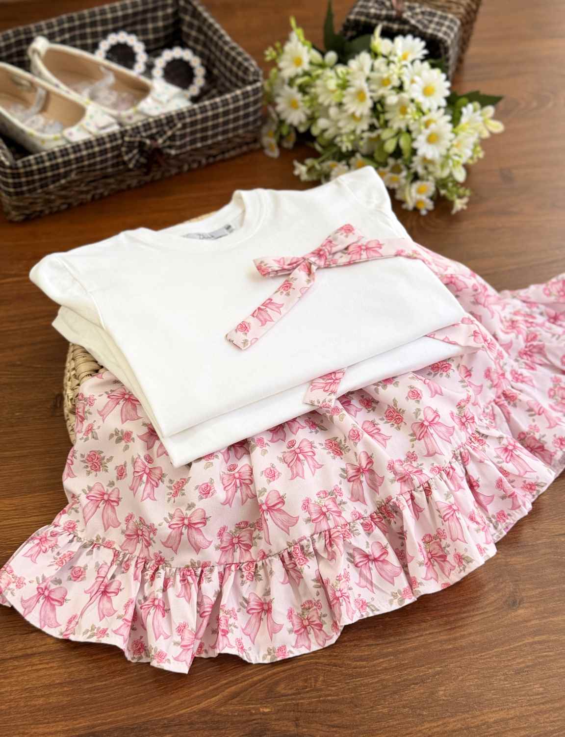 تیشرت دامن رز - Image 2